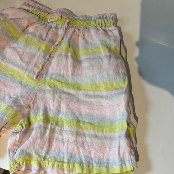 Frankie’s Bikinis Lou High Waisted Stripe Shorts Summer Stripe Sz Small - Picture 3 of 14